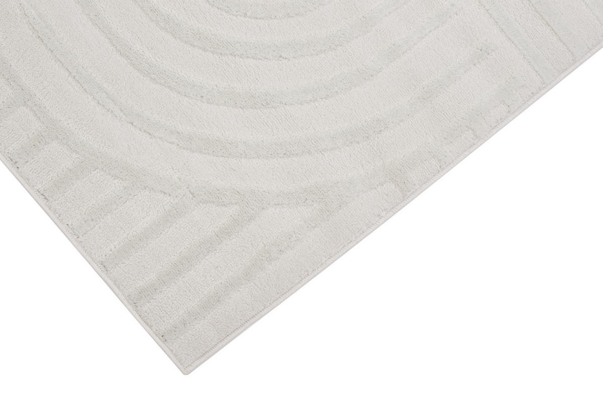 TEPPICH HYGGE Weiß 120/170 cm - Weiß, Kunststoff (120/170cm) - Tapiso