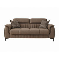 2-SITZER SOFA Regina Braun - Braun, Holzwerkstoff/Kunststoff (168/85/95cm)
