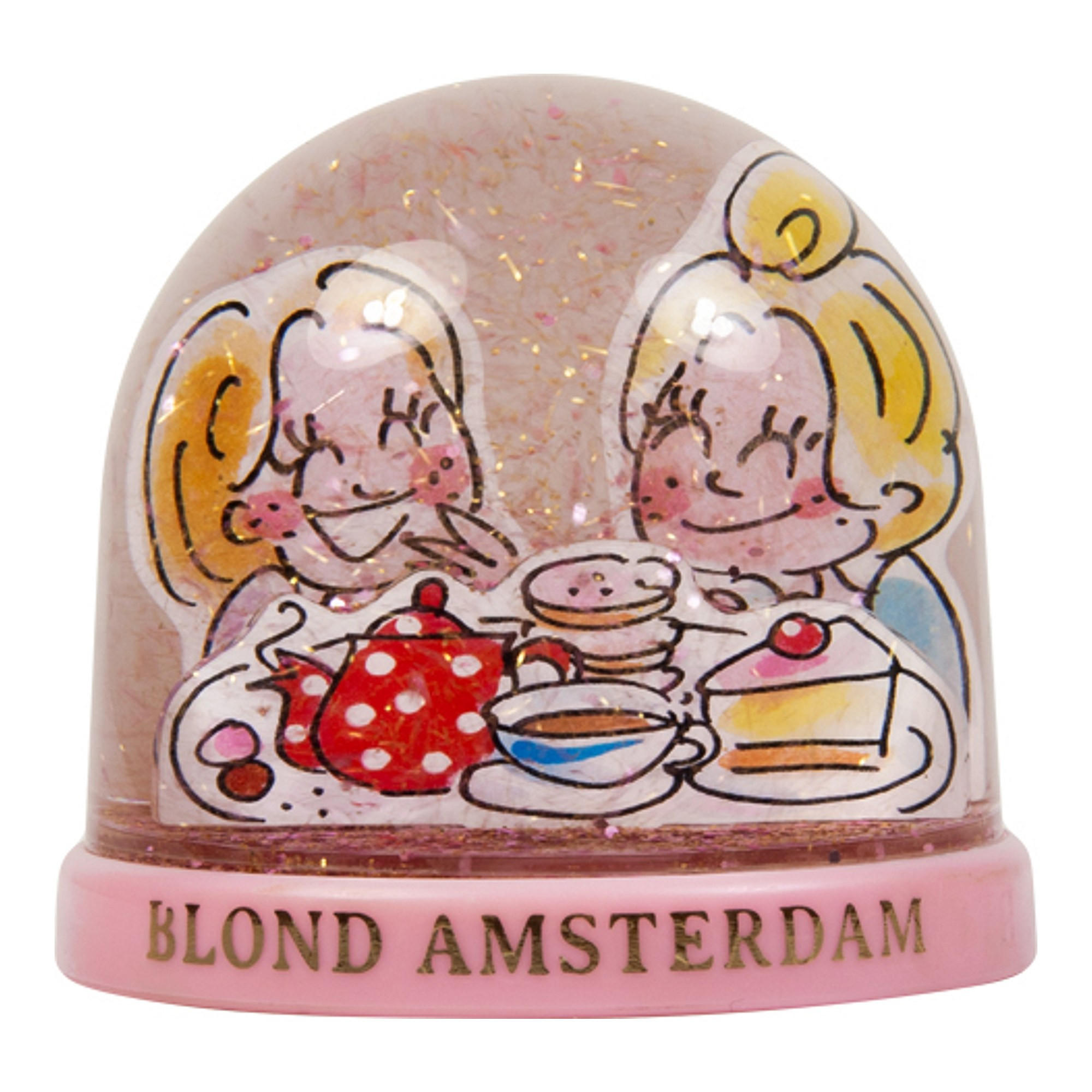 SCHNEEKUGEL Blond Geburtstag in Bunt - 9cm - Multicolor, Keramik (9/8/9cm) - Blond Amsterdam