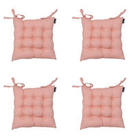 SITZKISSEN Neapel 46/46 cm 4er-Set - Pink, Textil (46/8/46cm) - Madison
