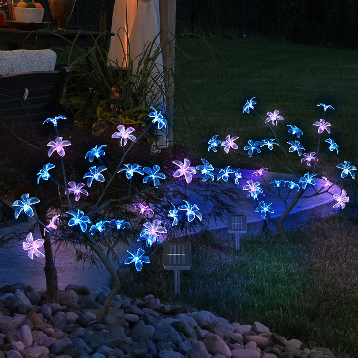 LED AUSSENLEUCHTE Metall Schwarz stehend - Schwarz, Metall (53/65/62cm) - Globo Lighting