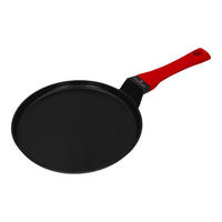 CREPESPFANNE Obsidian Schwarz 50/27/7.5 cm Metall - Schwarz, Metall (27cm) - Mondex