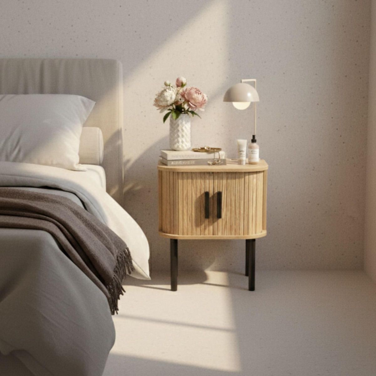 NACHTTISCH Scava 40/40/53 cm - Braun, Holzwerkstoff (40/53/40cm) - EDAXO