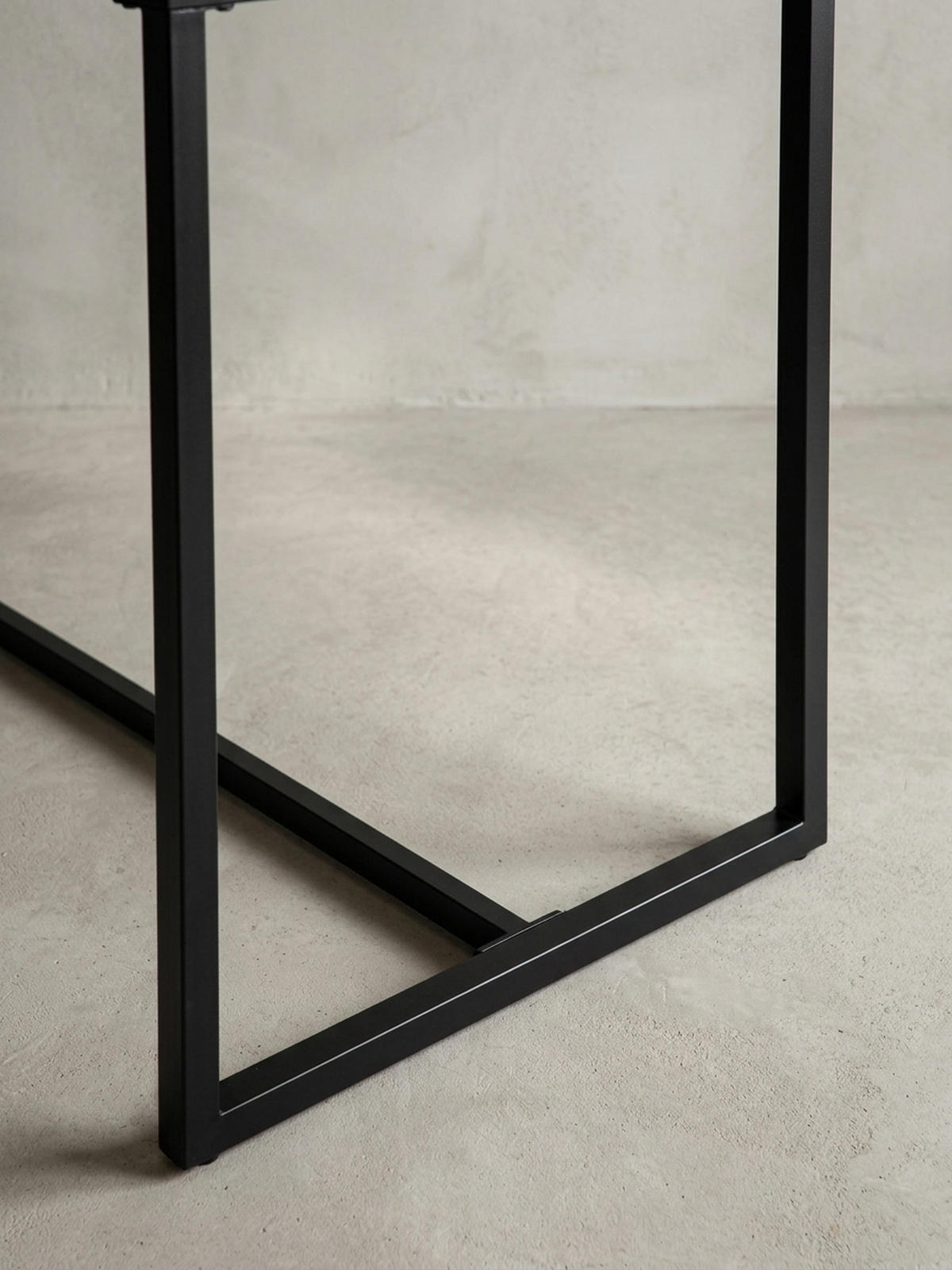 ESSTISCH Marmoroptik Metall Rechteckig Modern Klein, Weiß 180x90x76 cm - Schwarz/Weiß, Holzwerkstoff/Metall (90/180/76cm) - KADIMA DESIGN