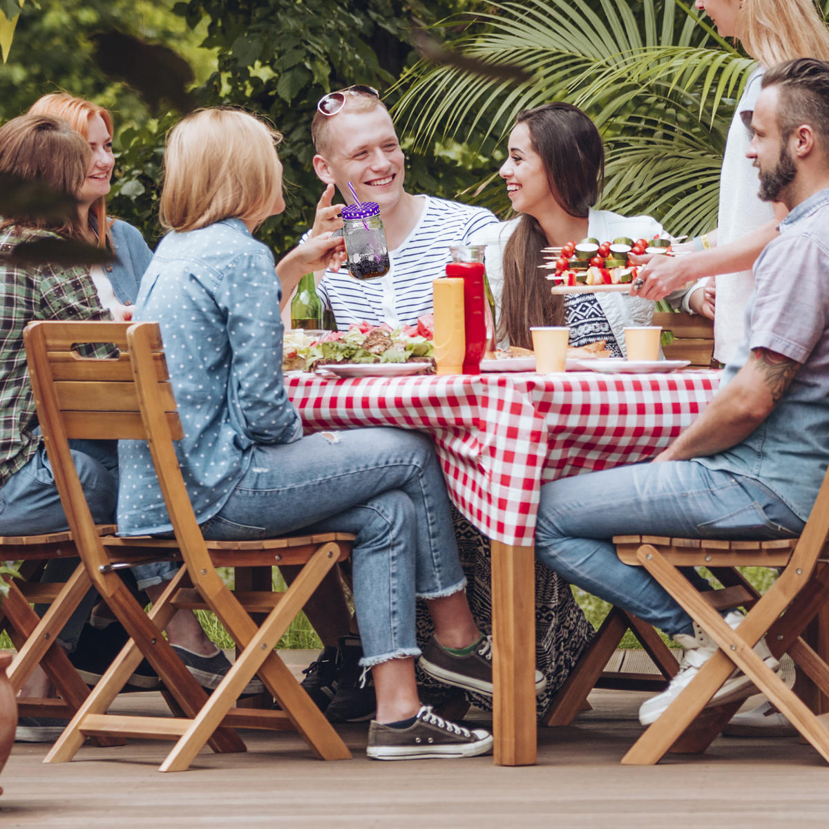 4xTRINKGLAS - Multicolor, Glas/Kunststoff (0.5L) - Relaxdays