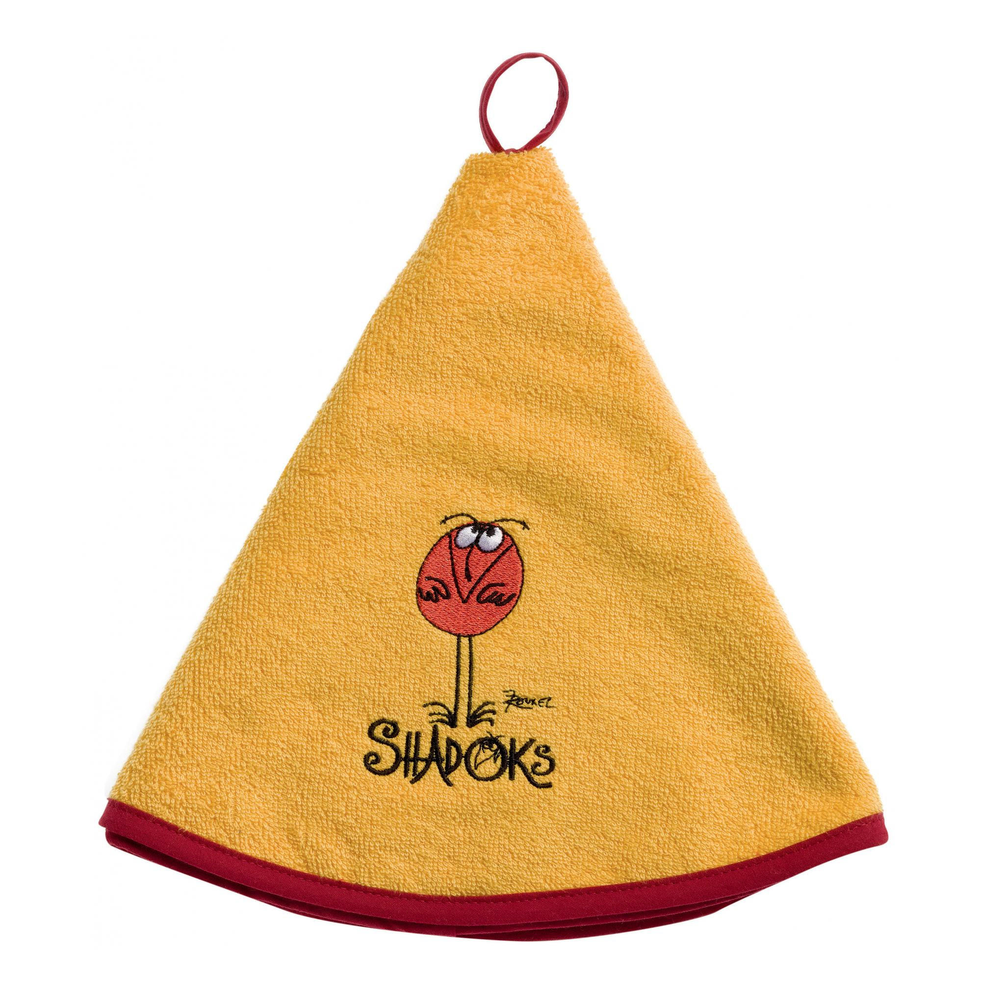 HANDTUCH Shadoks gelb durchmesser 60 cm - Gelb, Textil (60/60cm) - Winkler
