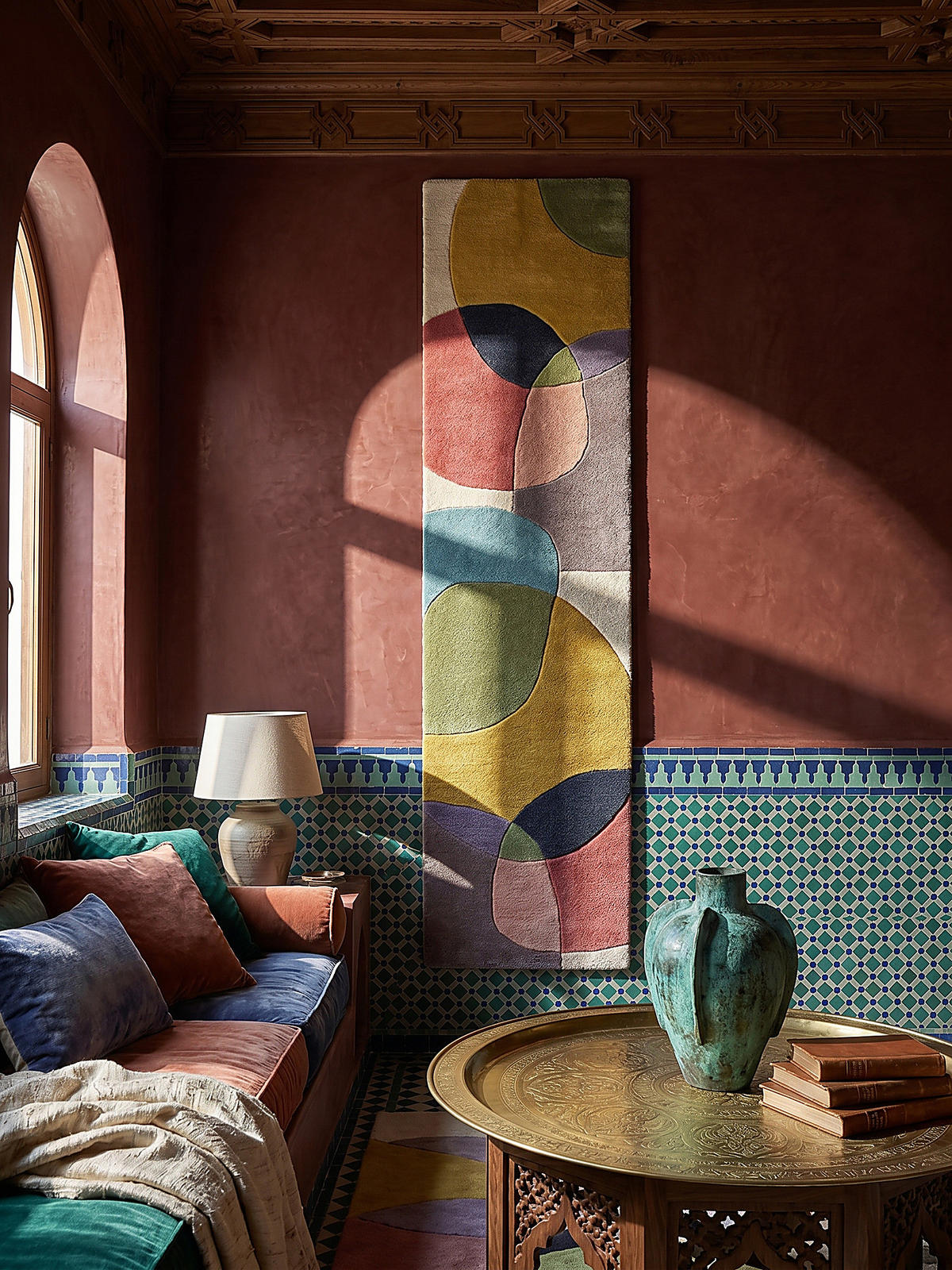 TEPPICH aus Wolle AIRE in Bunt, abstrakt, 60 x 230 cm - Multicolor, Textil (60/230cm) - KADIMA DESIGN