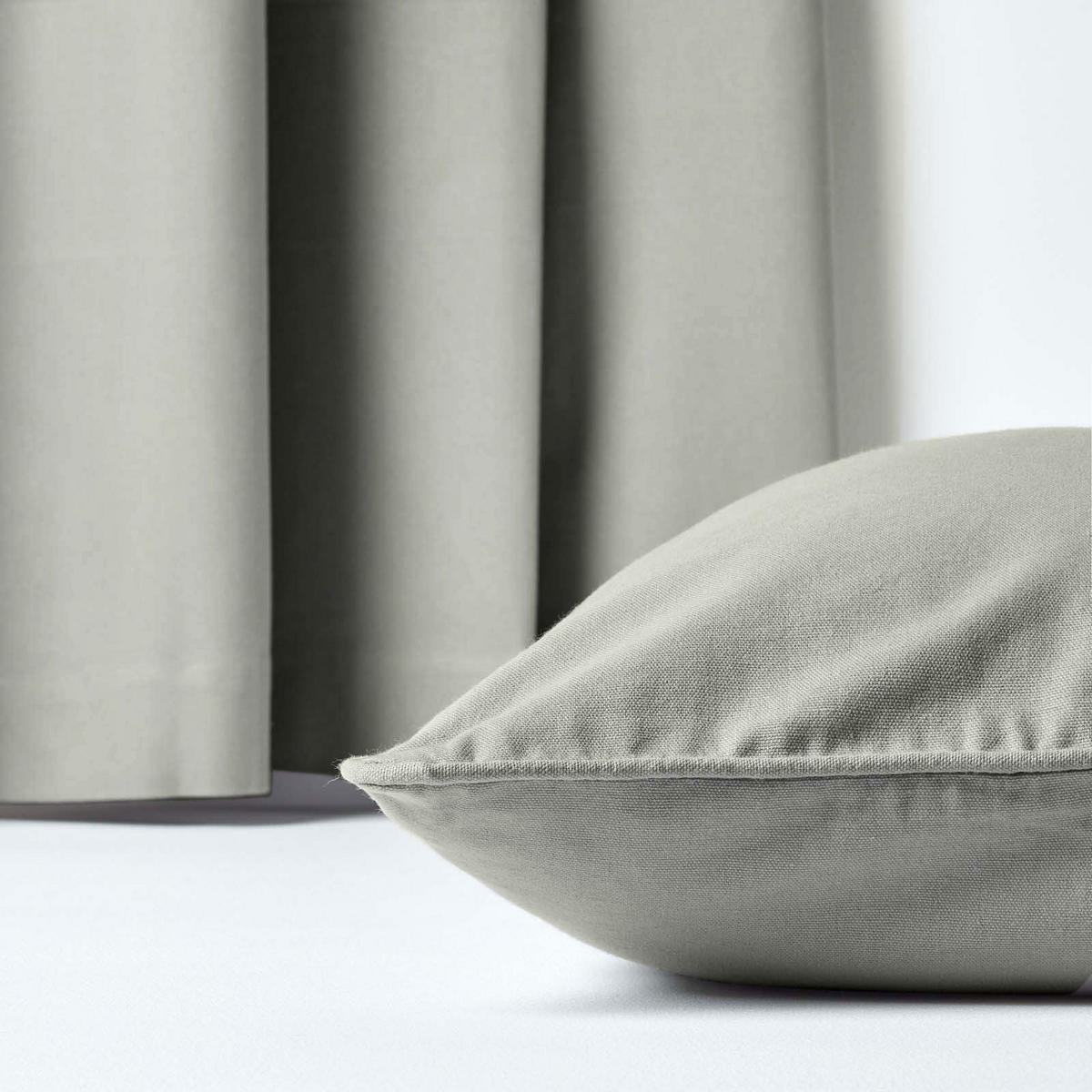 KISSENHÜLLE grau 30/30 cm, 100% Baumwolle - Grau, Textil (30/30cm) - Homescapes