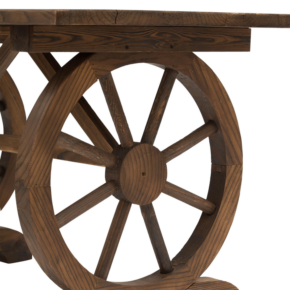 GARTENTISCH, Naturholz, Tannenholz - Naturfarben, Holz (113/60/65cm) - Outsunny