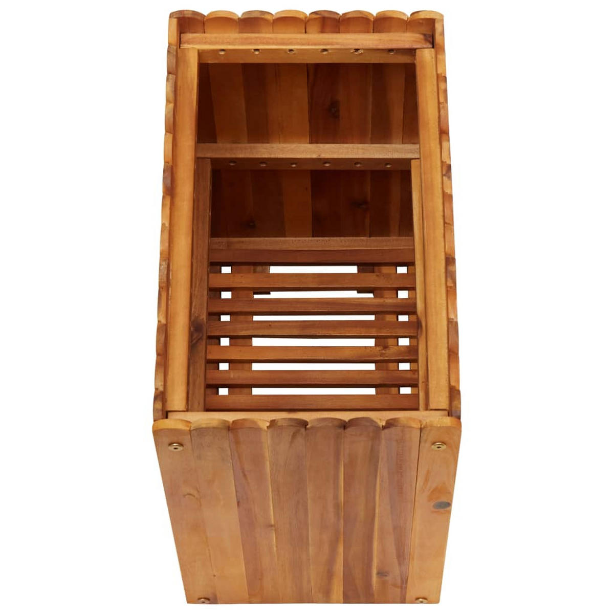 GARTEN-HOCHBEET 50 x 30 x 50 cm Massivholz - Braun, Holz (50/50/30cm)