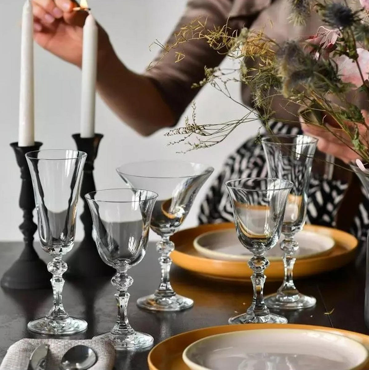 SEKTGLÄSER, 6er-Set, 165 ml - Transparent, Glas (0.165L) - Krosno Glass