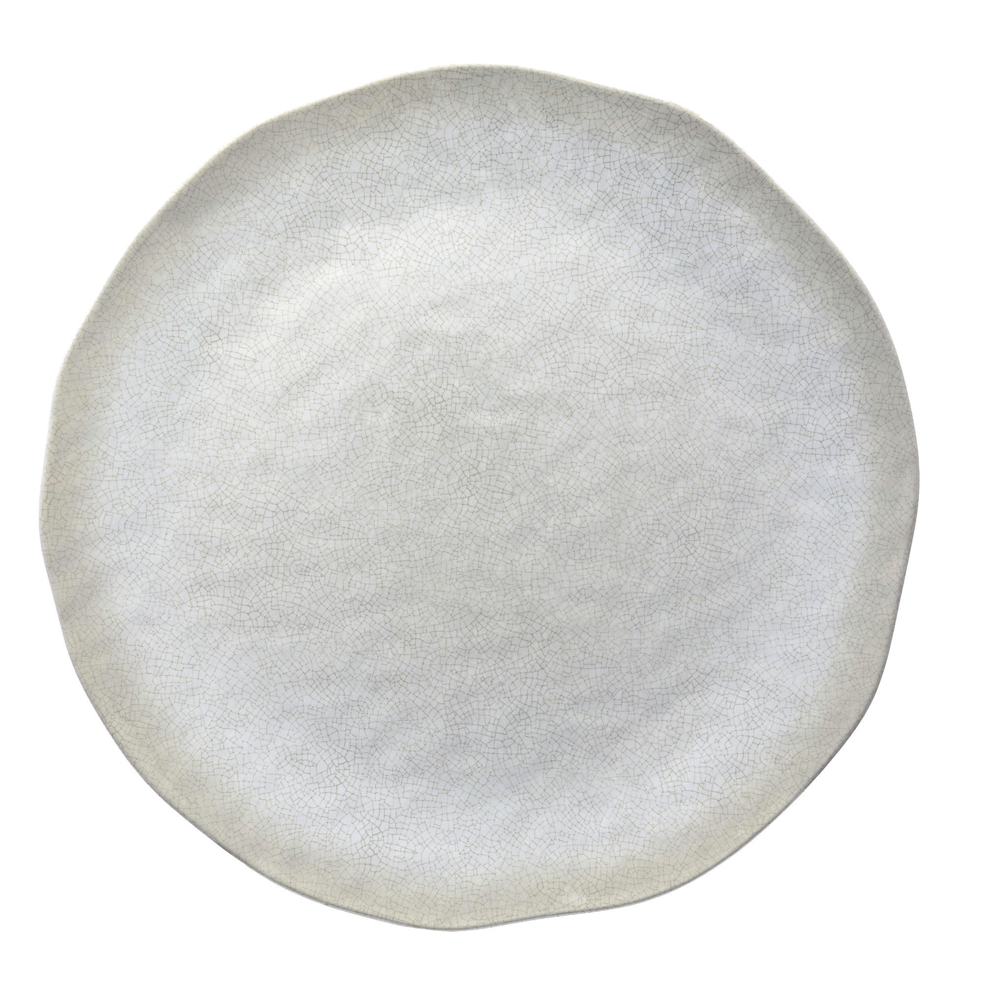 SERVIERPLATTE / Pizzateller Ø 42 cm Atmosfera Taube - Currygelb, Kunststoff (42/3.5/42cm)