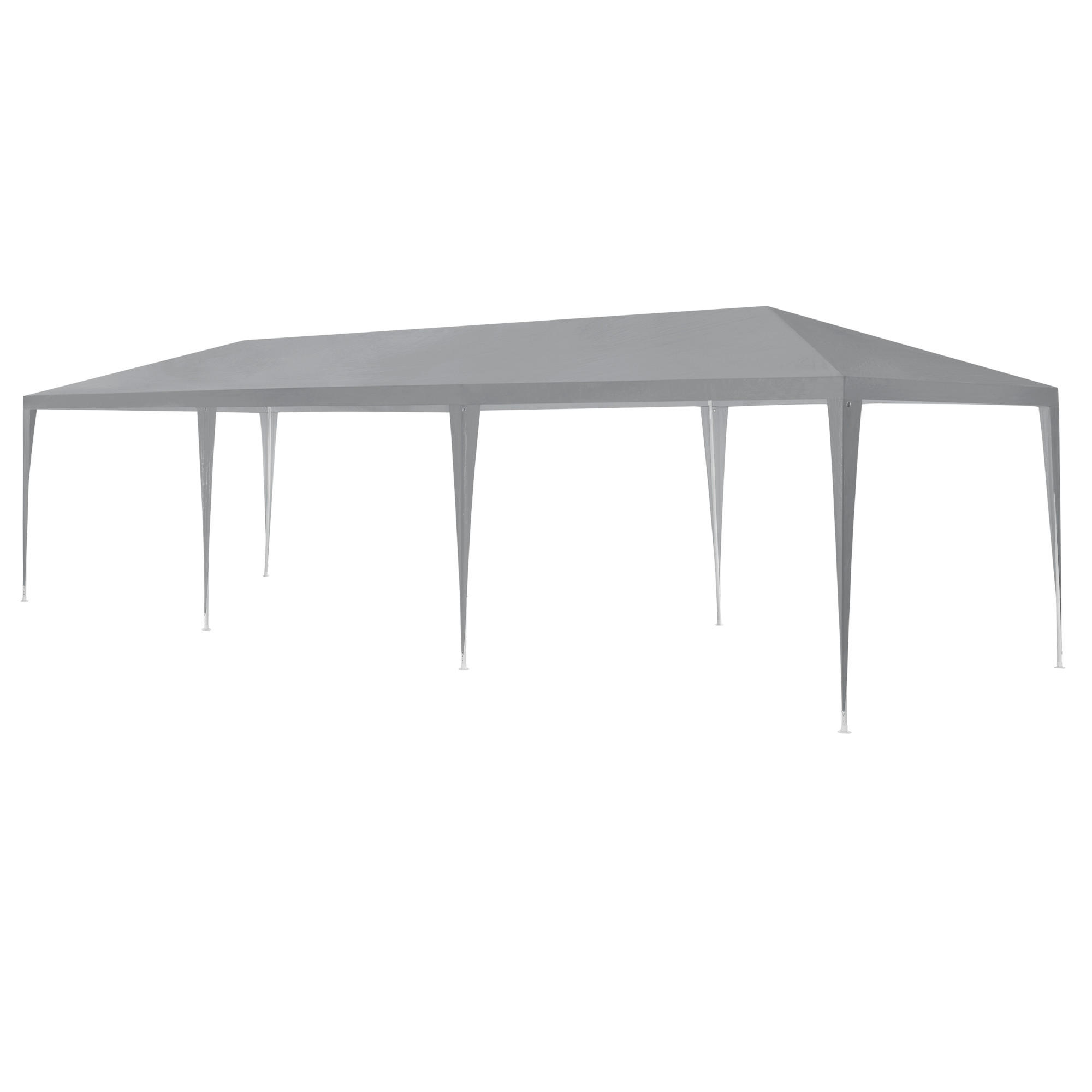 PARTYZELT Wedau - Dunkelgrau, Kunststoff/Metall (900/255/300cm) - casa.pro