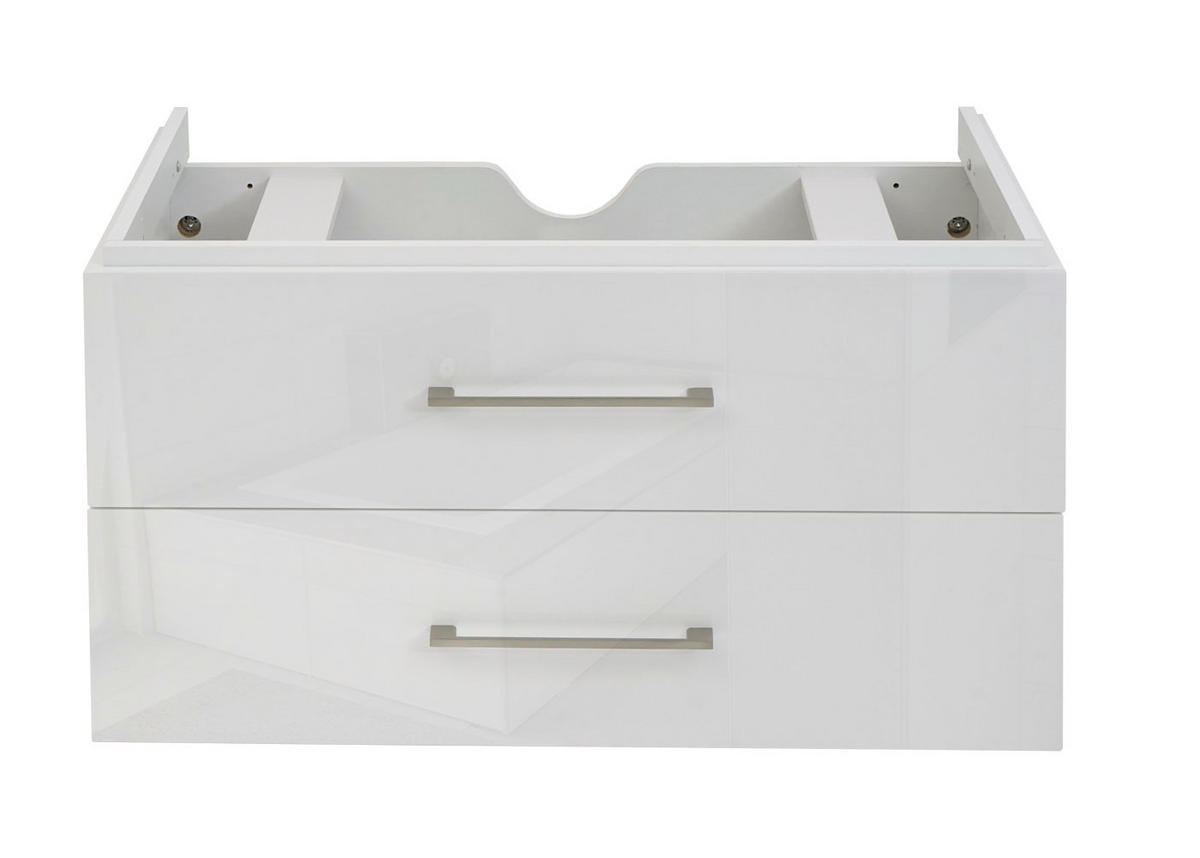 WASCHBECKENUNTERSCHRANK PREMIUM Weiß - Weiß, Holz (89/54/46cm) - MCW