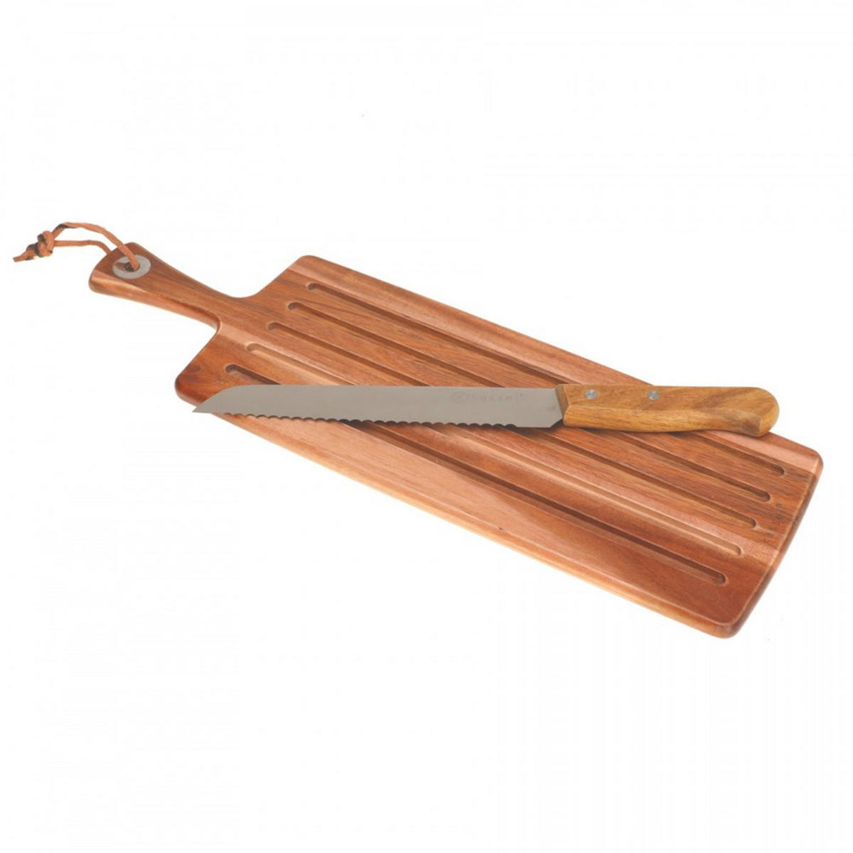 SCHNEIDEBRETT Braun 46/14.5/1.3 cm 93602 - Braun, Holz (14.5/46cm) - Kassel 