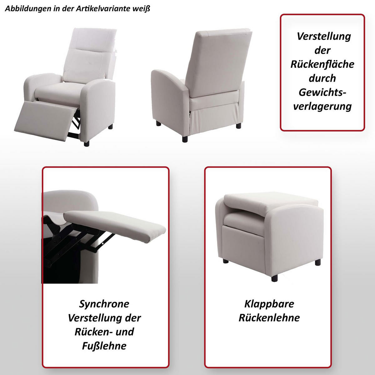 RELAXSESSEL Schwarz - Schwarz, Textil (70/99/75cm) - MCW