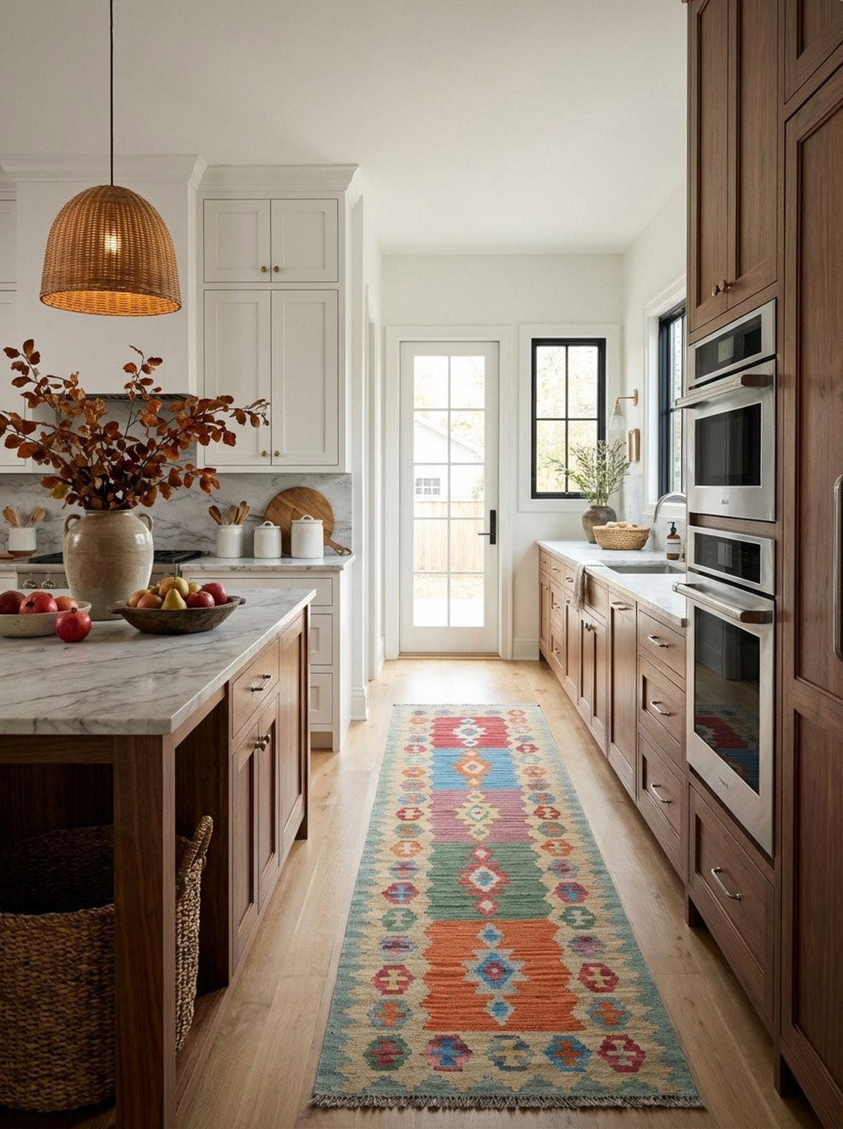 HANDWEBTEPPICH Kelim Gashgai Mehrfarbig 240/61 cm Schurwolle - Multicolor, Textil (61/240cm) - Looma