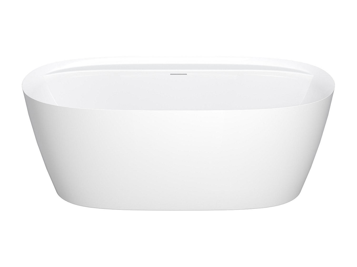 FREISTEHENDE Badewanne - 160 cm x 80 cm - acryl - weiß Forimi - Weiß, Kunststoff (160/60/80cm) - Vente-Unique