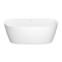 FREISTEHENDE Badewanne - 160 cm x 80 cm - acryl - weiß Forimi - Weiß, Kunststoff (160/60/80cm) - Vente-Unique