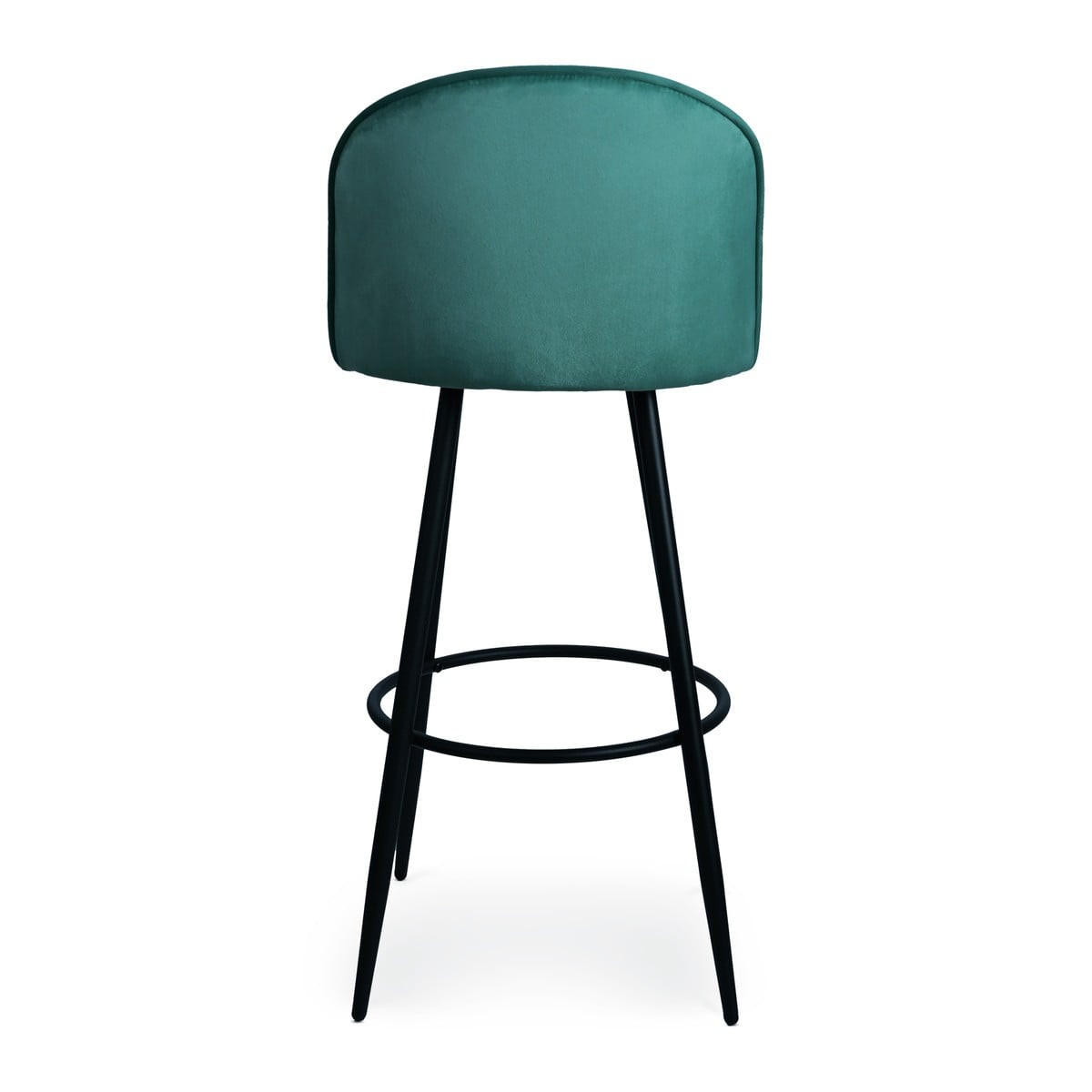 BARHOCKER (2er-set) aus samt - houndi 52/47/102 cm - Türkis, Textil (47/102/52cm) - Calicosy