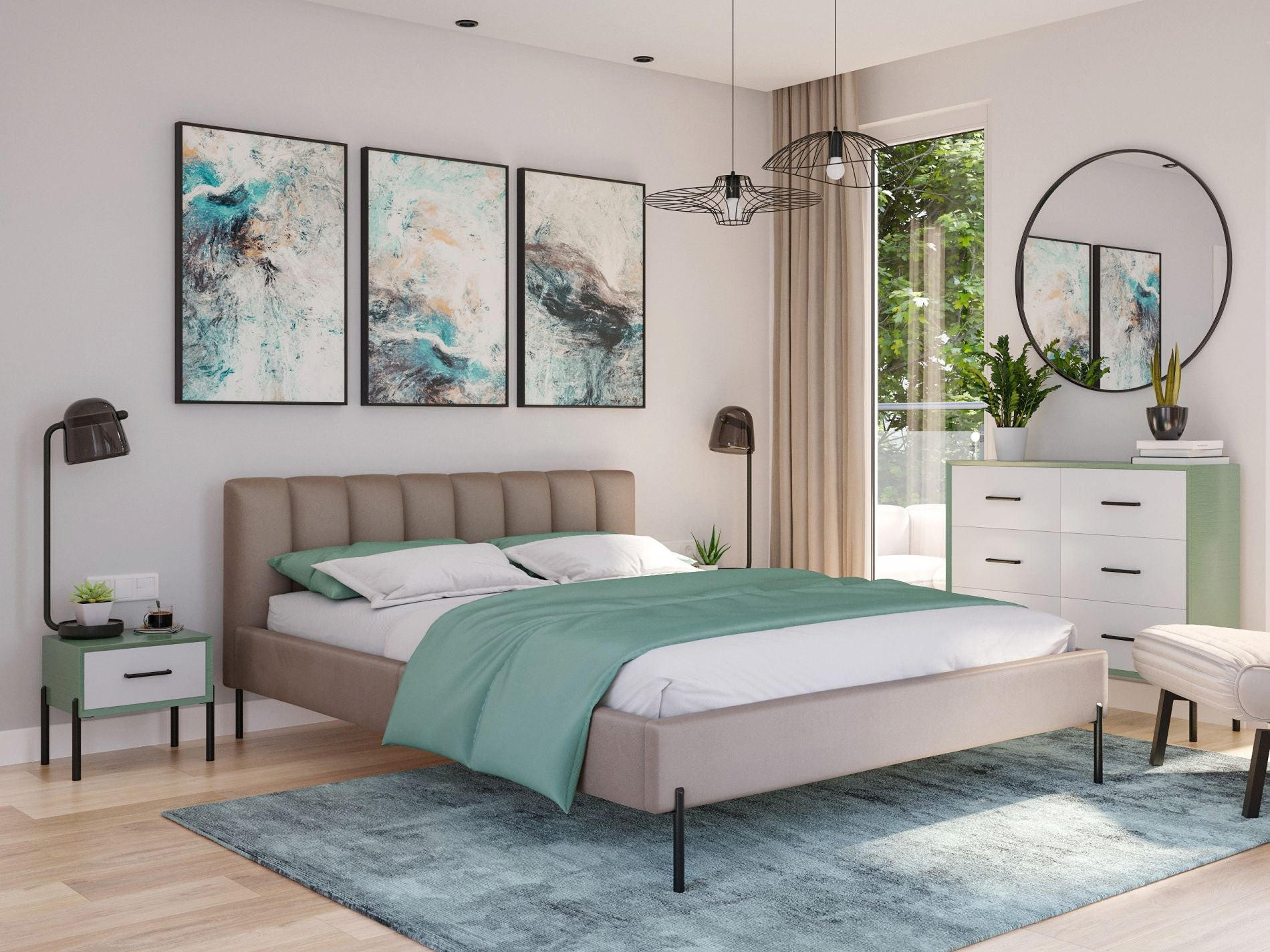 Selsey ČALOUNĚNÁ POSTEL Verat samet tmavě šedá 160x200 cm