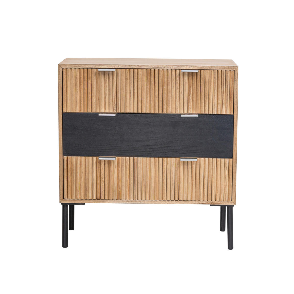 KOMMODE Rechteckig Braun 75 x 37 x 78 cm - Braun, Holz (75/78/37cm) - Nordlys
