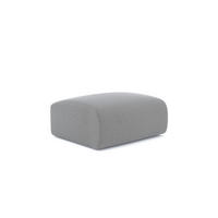 SITZKISSEN Rastergewebe Hellgrau 75cm - Hellgrau/Grau, Textil (75/45/75cm) - Sia Home