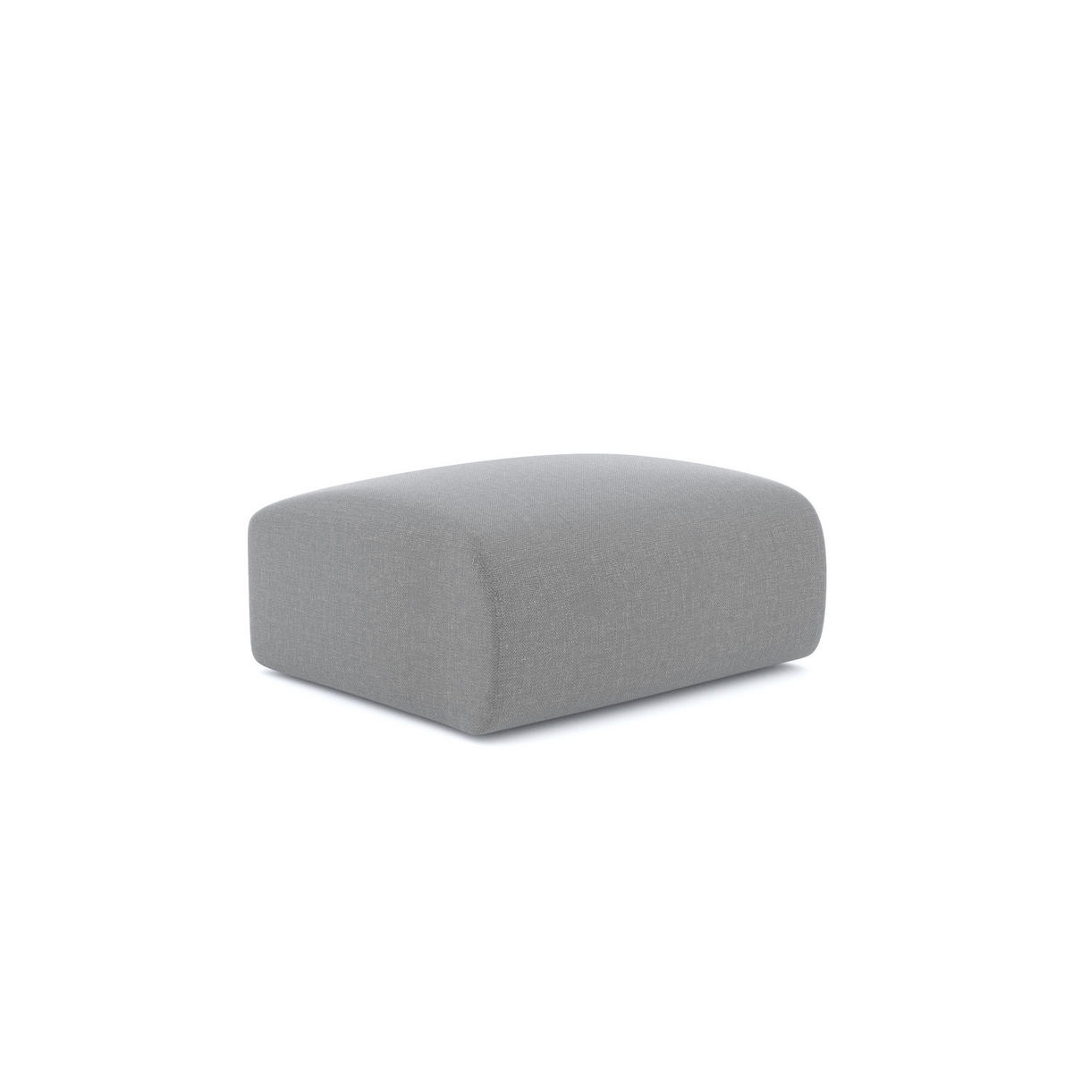 SITZKISSEN Rastergewebe Hellgrau 75cm - Hellgrau/Grau, Textil (75/45/75cm) - Sia Home