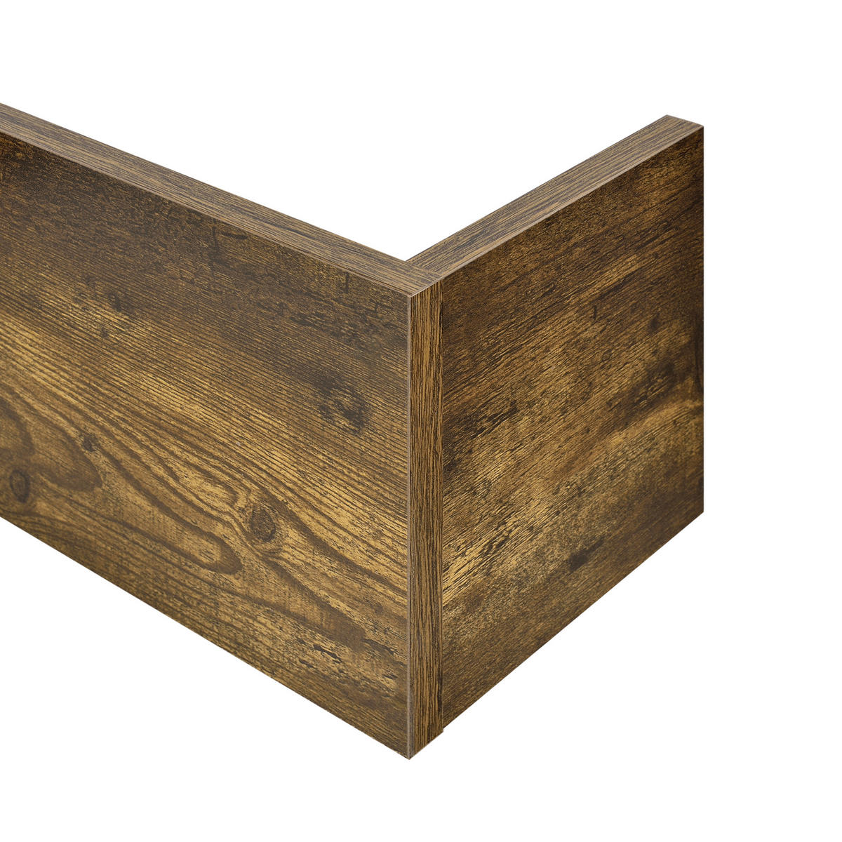WANDREGAL Grimstad - Dunkelbraun, Holzwerkstoff (119/55/18cm) - [en.casa]