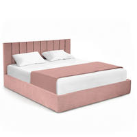 POLSTERBETT - Mauve, Textil (180/200cm) - home24