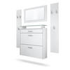 GARDEROBE Malea Front in Weiß matt - Weiß, Holzwerkstoff (180/180/23cm) - Vladon