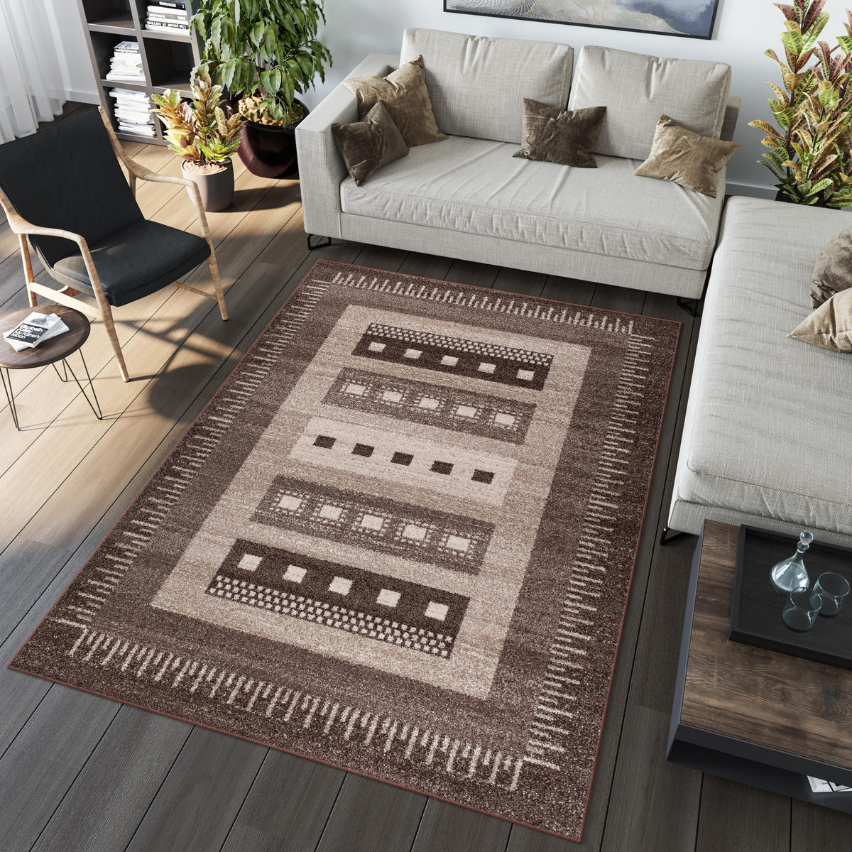 TEPPICH SARI Greige 200/290 cm - Greige, Textil (200/290cm) - Tapiso