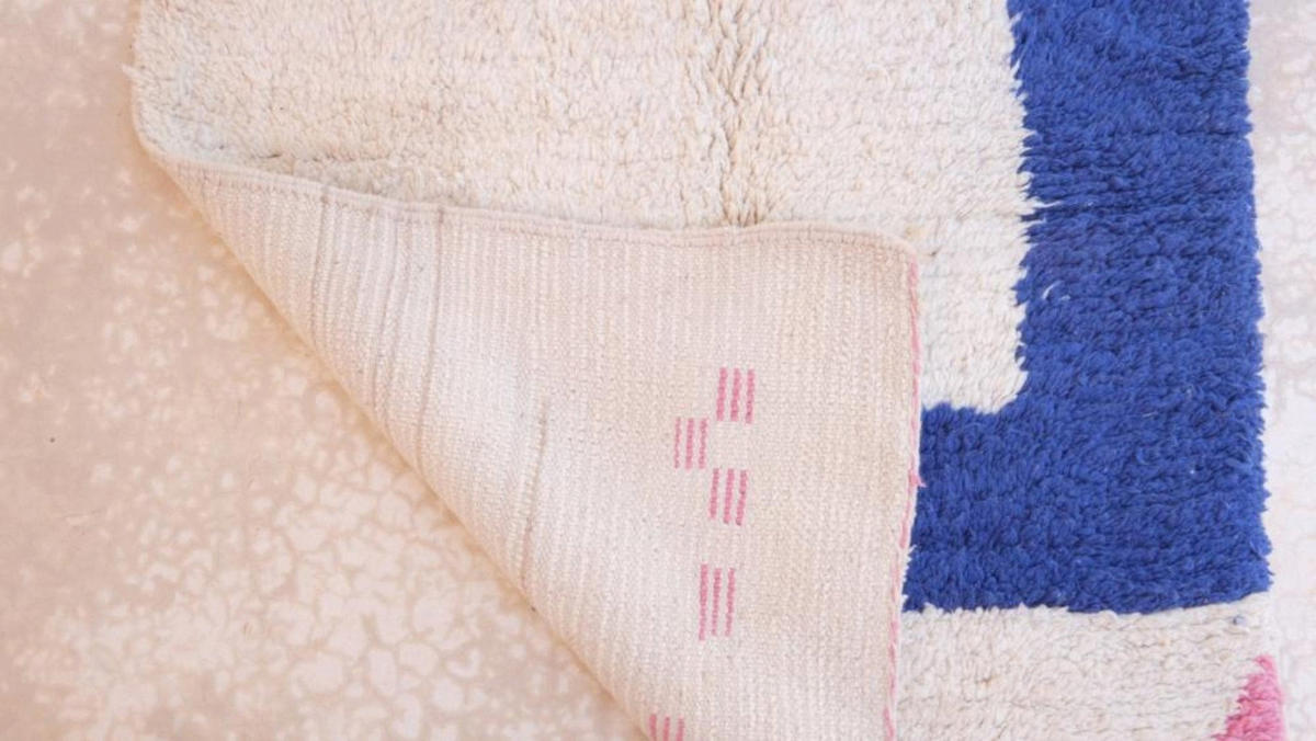 BERBERTEPPICH aus reiner Wolle 121x 249 cm - Beige, Naturmaterialien (121/249cm) - AFK Living