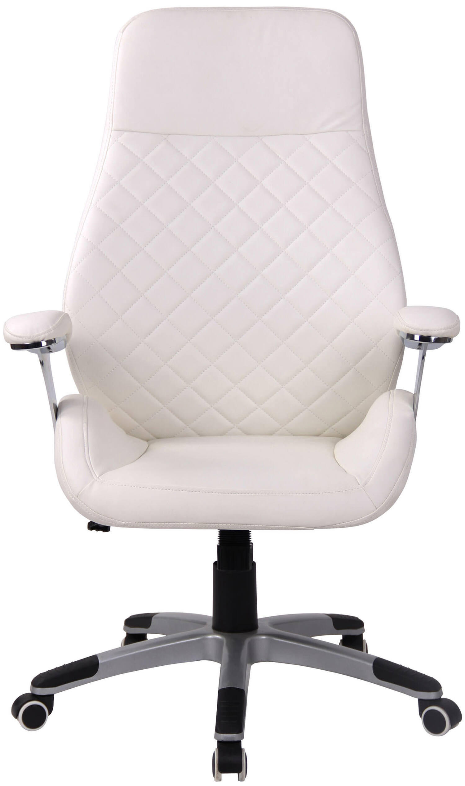 Thumbnail - TPFLiving Bürostuhl, Weiß, Textil, 74x126x64 cm, Arbeitszimmer, Bürostühle, Drehstühle