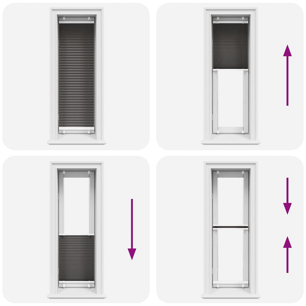 PLISSEE 40/150 cm Stoffbreite 39,4 cm aus Polyester Schwarz - Schwarz, Textil (40/150cm) - vidaXL