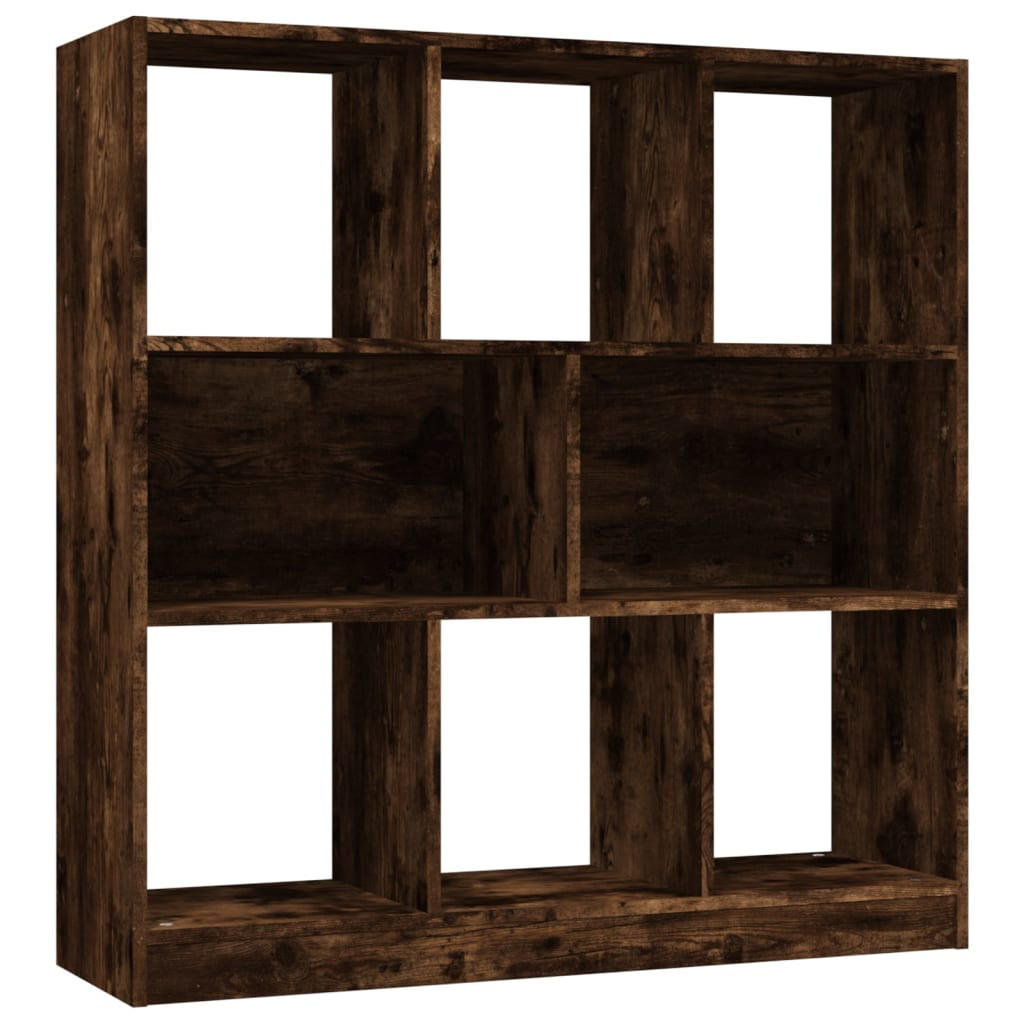 BÜCHERREGAL Räuchereiche 97,5/29,5/100 Cm Holzwerkstoff - Dunkelbraun, Holzwerkstoff (29.5/100/97.5cm) - vidaXL