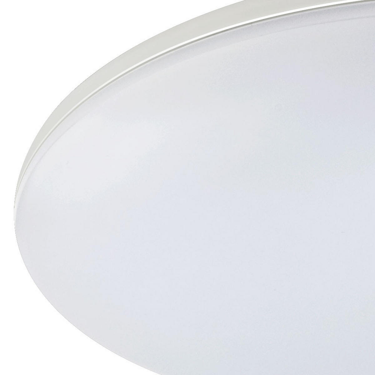 LED AUSSENDECKENLEUCHTE DORI Weiß Opal - Weiß, Kunststoff (33/33/5.6cm) - Globo Lighting