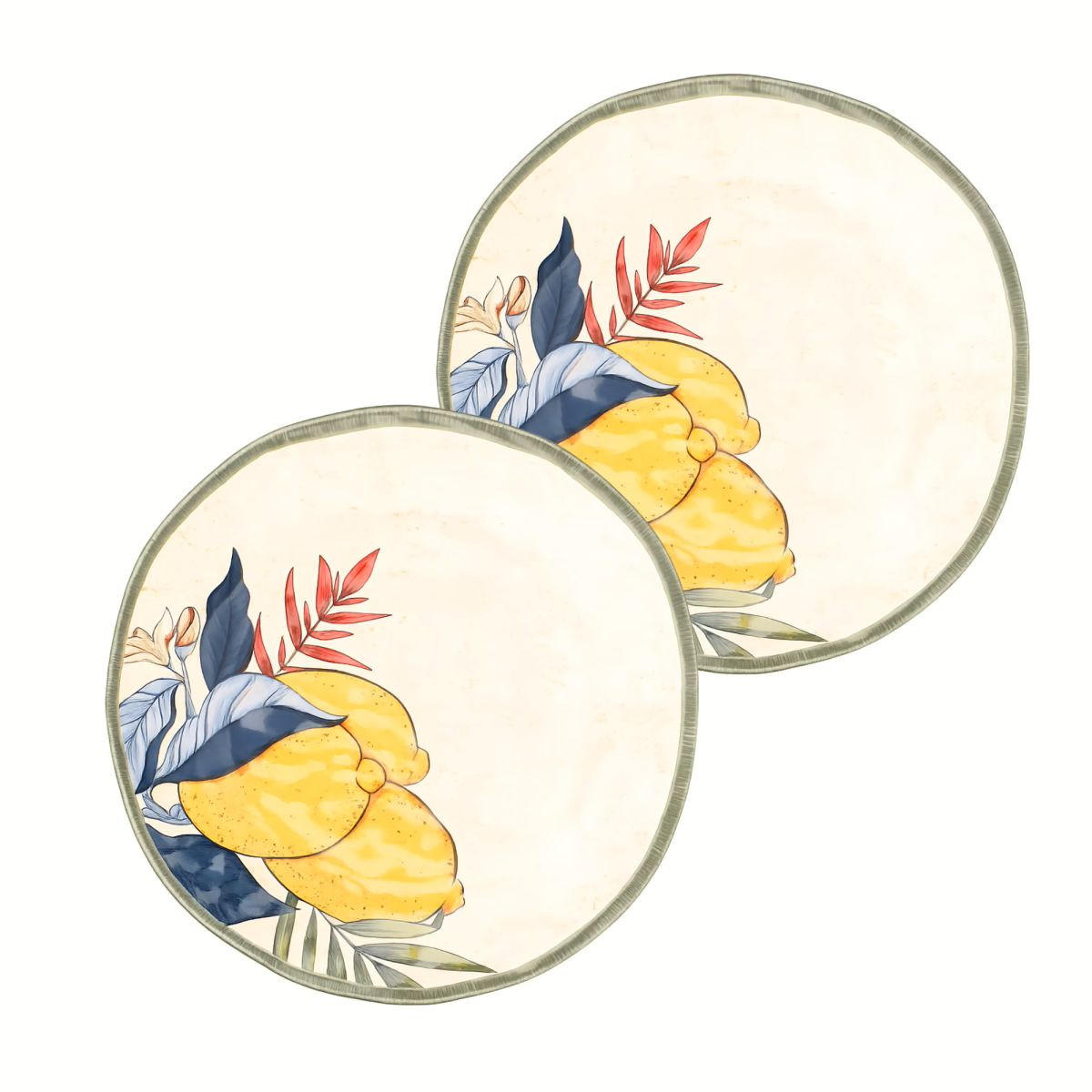 GESCHIRRSET 8-teilig Limu Melamin - Multicolor, Kunststoff (35/3/35cm) - Rose & Tulipani