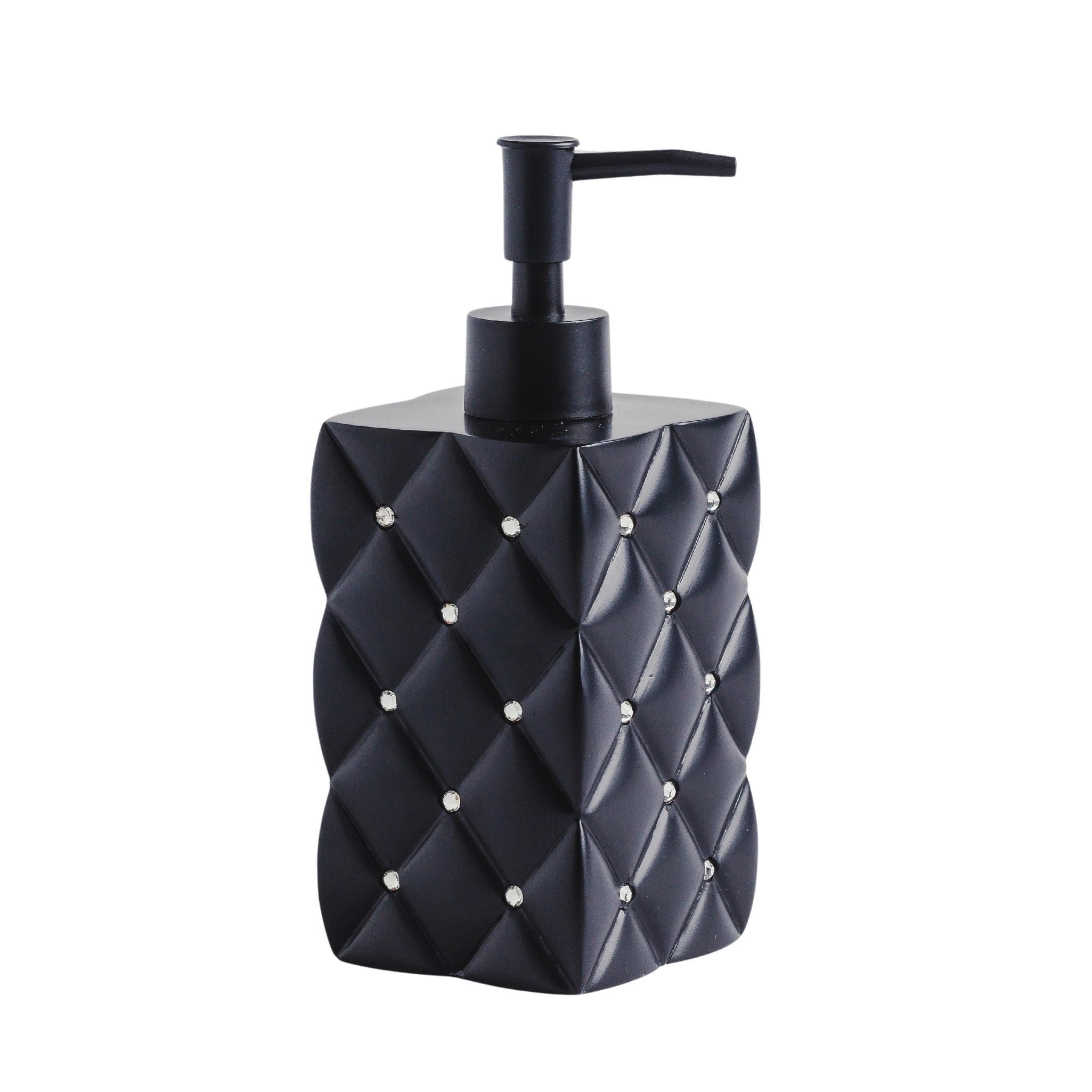 SEIFENSPENDER Grovos - Schwarz, Kunststoff (6.7/16/6.7cm) - home&you