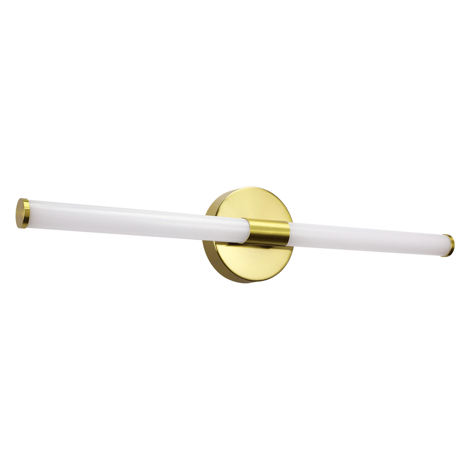 SPIEGELLEUCHTE Klyndark 12/6.6/60 cm - Goldfarben, Kunststoff (60/12/6.6cm) - ZMH