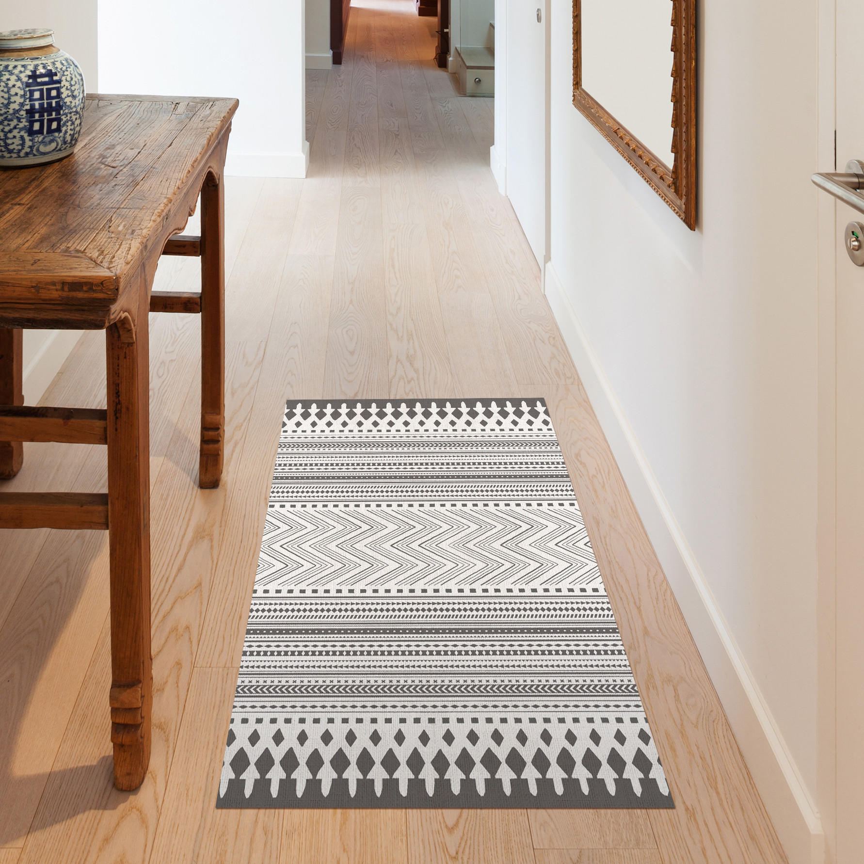 TEPPICH Premium en Vinyle Ethnica 80x150 cm - Braun, Kunststoff (80/150cm) - STORESDECO