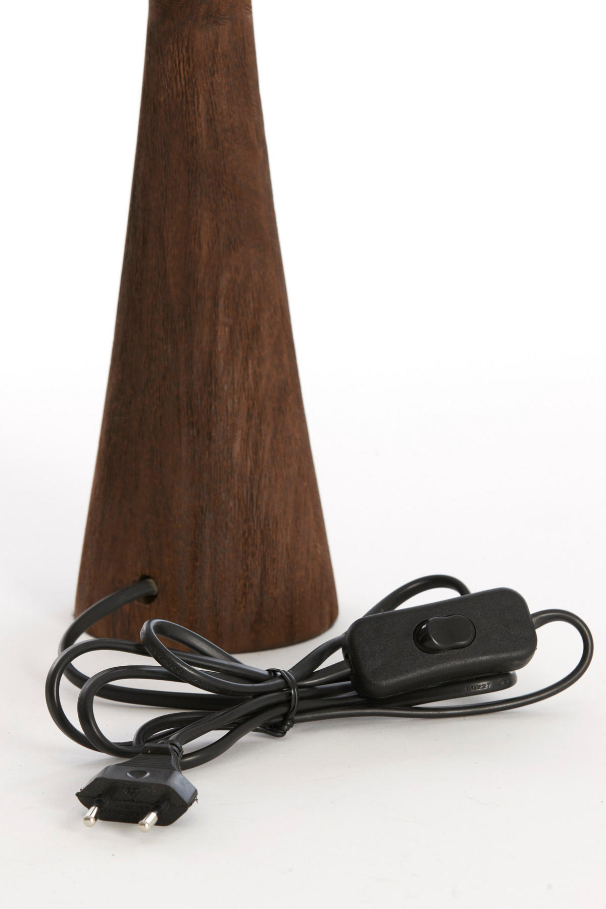 LAMPENFUSS Festina Braun Ø9/33 cm - Dunkelbraun, Holz (9/9/33cm) - Light & Living