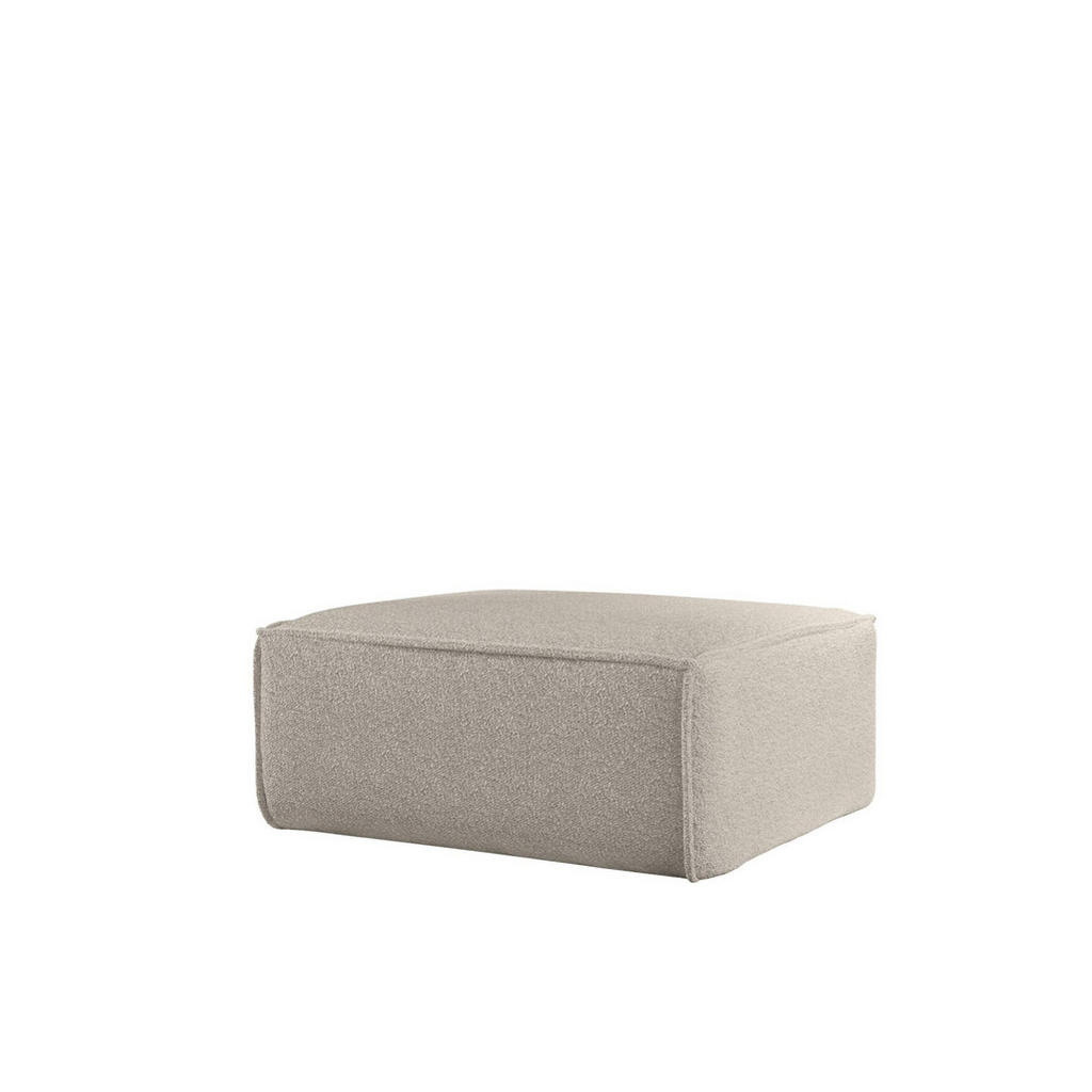 Thumbnail - Fun Möbel Polsterhocker, Beige, Textil, 85x40x85 cm, Wohnzimmer, Hocker, Sitzhocker
