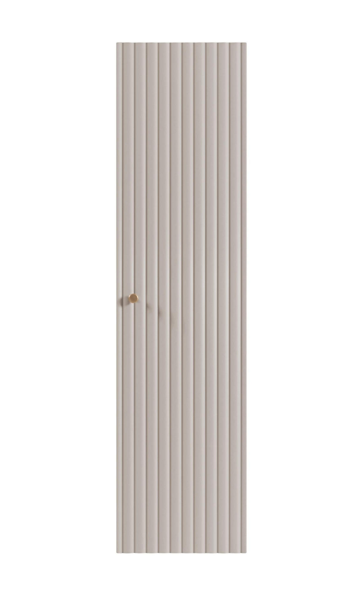 HOCHSCHRANK BELLO hängend geriffelt Kaschmir matt 35/136/27 cm - Kaschmir, Holzwerkstoff/Metall (35/136/27.2cm) - Rodan