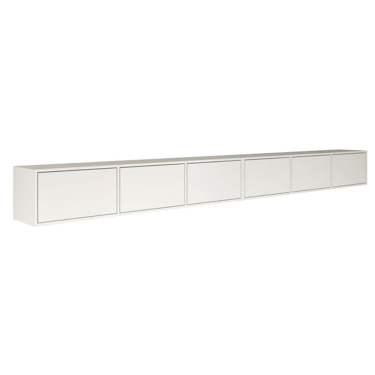 TV-LOWBOARD Framme hängend Weiß 300/30/30 cm - Weiß, Holzwerkstoff (300.2/30/30cm) - Selsey