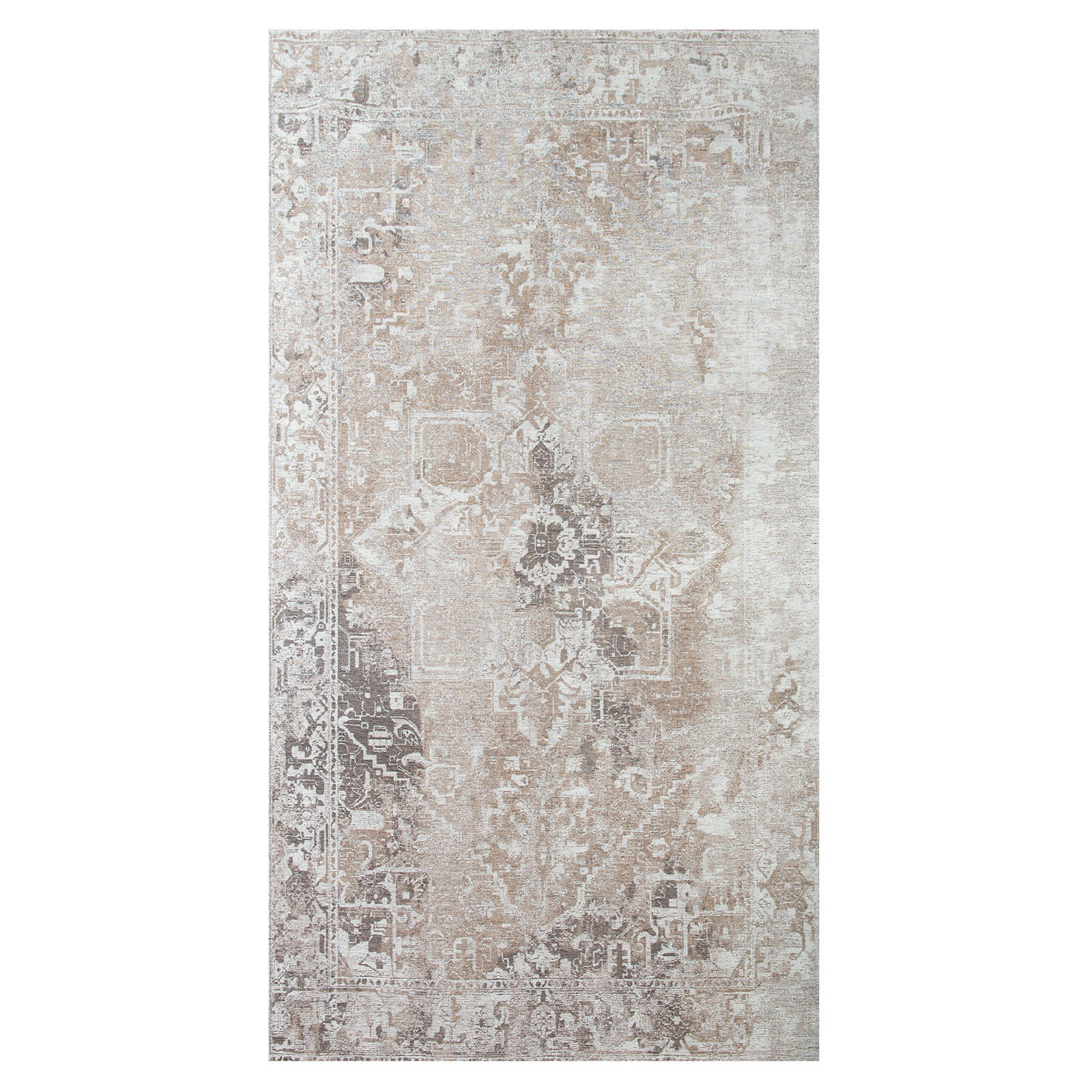 TEPPICH Heris Mouse Hair 80/150 cm - Grau, Textil (80/150cm) - Lola&Moi