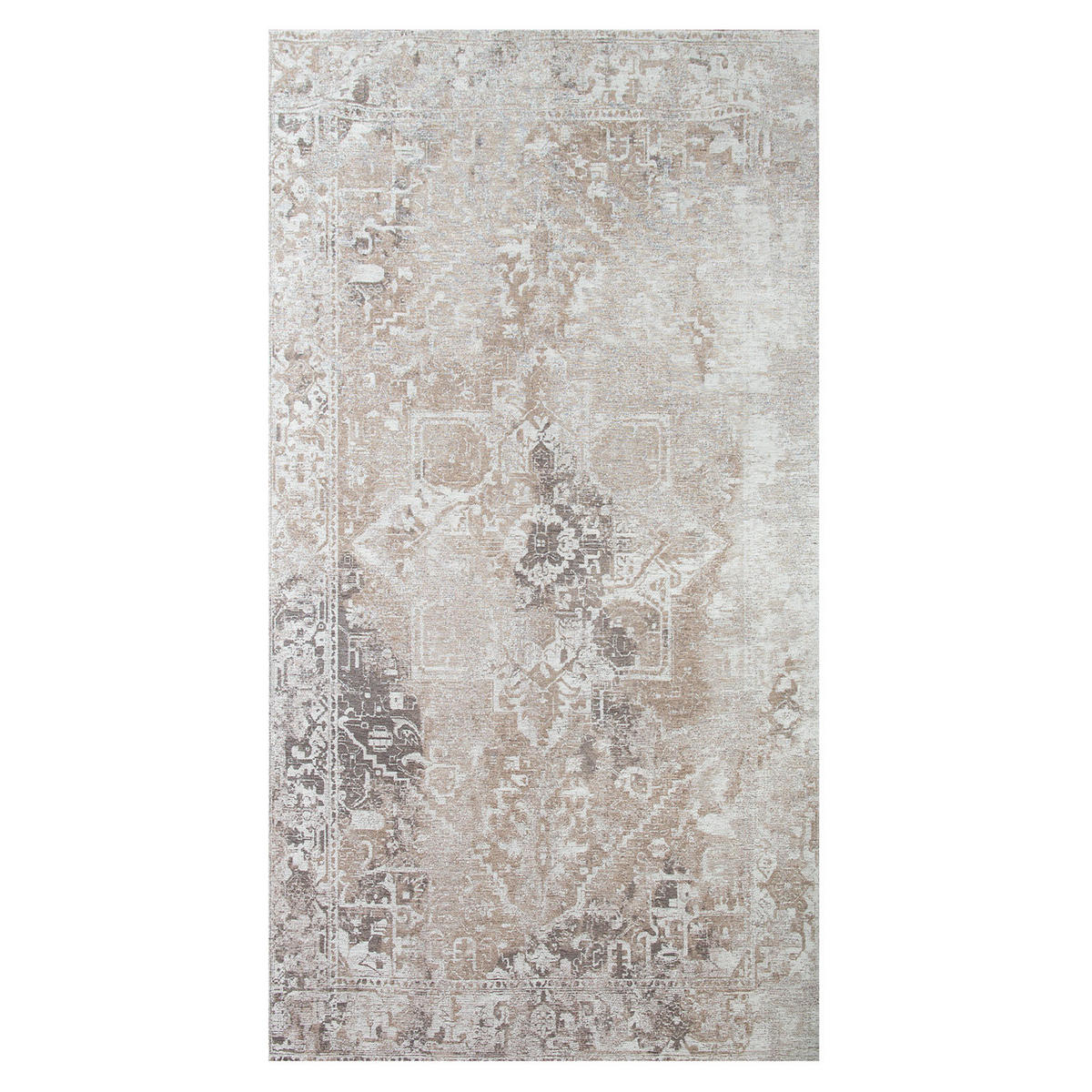 TEPPICH Heris Mouse Hair 80/150 cm - Grau, Textil (80/150cm) - Lola&Moi