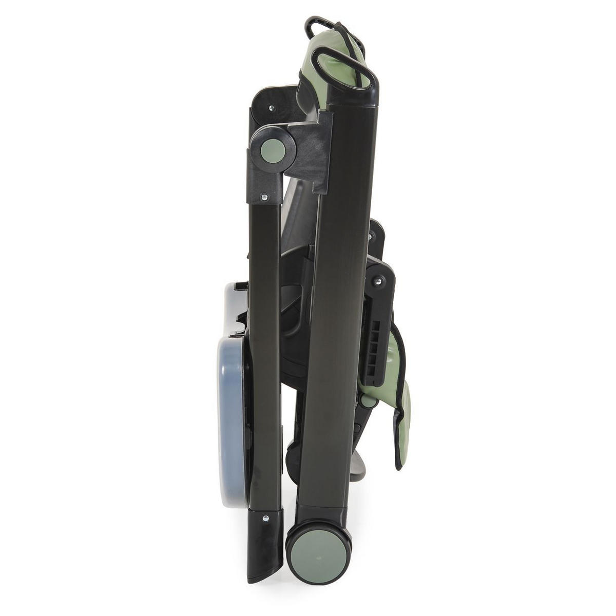 HOCHSTUHL Neron Fußstütze grün klappbar Rückenlehne verstellbar Gurt - Grün, Kunststoff (55/85/75cm) - Cangaroo