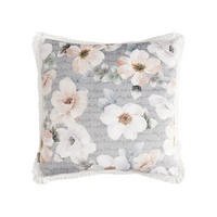 KISSENBEZUG Borrelio - Grau, Textil (45/45cm) - home&you