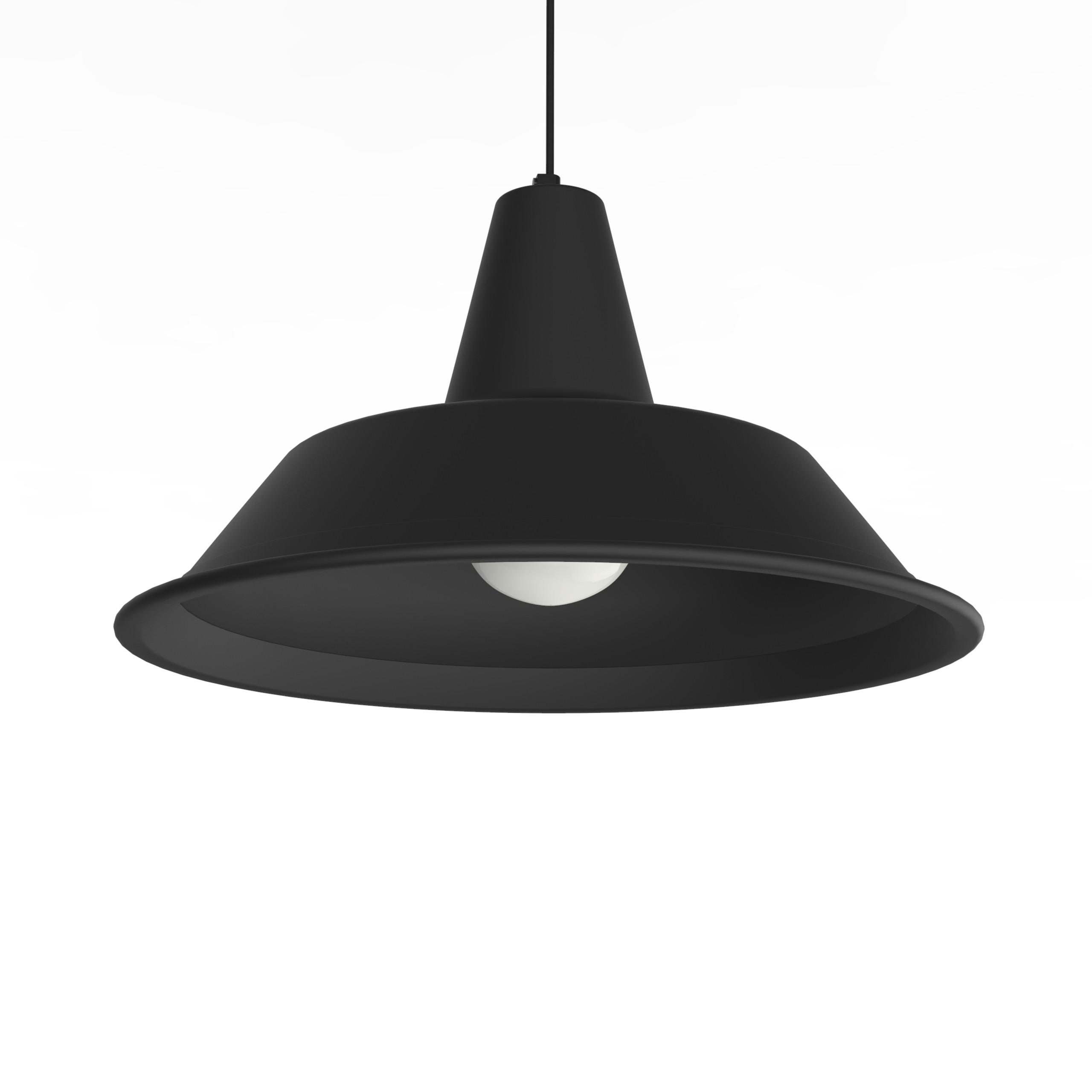 Lumicom Hängeleuchte Schwarz 45x25x45 cm
